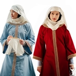 Lady Matilda Medieval Overtunic Dress - 12th - 13th cen.