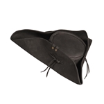 Leather Pirate Tricorn Hat