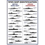 WWII Ship Identification Poster