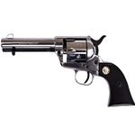 Deluxe 1873 6mm Fast Draw Blank Firing Revolver Nickel