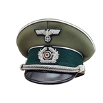 German Army Officer’s Visor Cap – WWII Historical Reproduction
