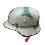 German M35 Helmet 2 Color Camo Pattern - Wire - WWII