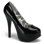 Teeze Basic Wide Width Patent Leather Platform Pumps