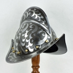 Engraved Comb Morion Helmet,Engraved Comb Morion Helm,conquistador helmet,spanish helmet