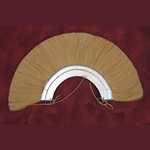 White Roman Helmet Plume - Steel Base,White Roman Plume AH-6102