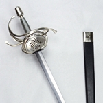 17th Century Pappenheimer Rapier - Pierced Shell Guard