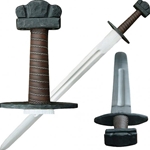 Viking Sword - Stage Combat or Sharpened Version