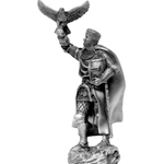Medieval Falconier Pewter Sculpture MEMA042