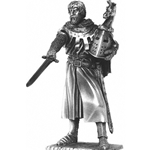 Sir Hector and Chair Pewter Sculpture