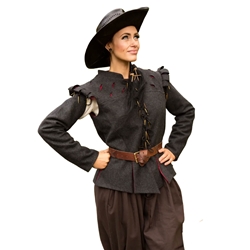 Aramis Doublet - Charcoal Grey