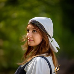 Estrid Medieval Scarf - Cotton