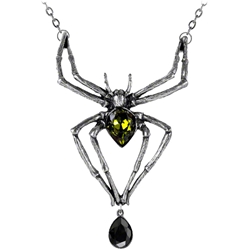 Emerald Venom Necklace Glass Alchemy P432