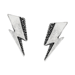 David Bowie: Flash Studs Pewter Alchemy PE8