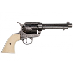 Old West Peacemaker Replica Grey Finish, Ivory Grips 1873 Non-Firing