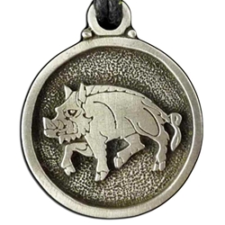 Boar Pewter Pendant