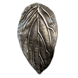 Elf Leaf Pewter Pin