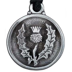 Thistle Pewter Pendant