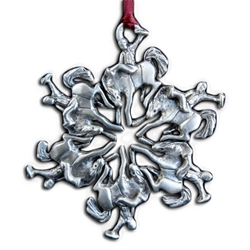 Bareback Bronc Cowboy Christmas Ornament