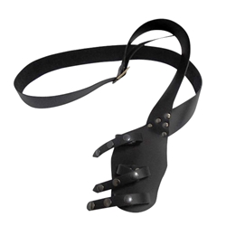 Leather Universal Sword Belt – Adjustable Cross Shoulder Design