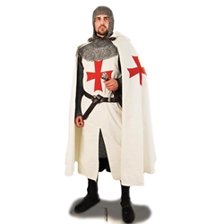 Knights Templar Hooded Crusader Cape 26-101595