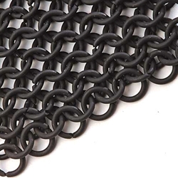 Blackened Steel Chainmail Shirt