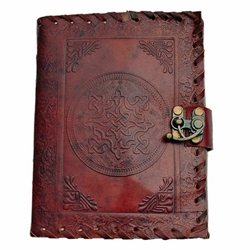 Celtic Leather Journal - Blank Book - 5 X 7 Inches