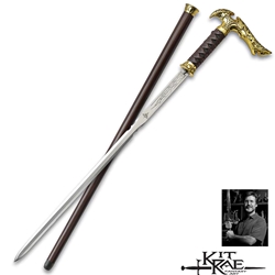 Axios Gold Forged Sword Cane