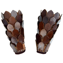 Scaled Leather Arm Bracers