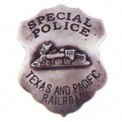 Special Police Western Badge Railroad