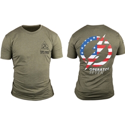 TOPS - Operator 7 T-Shirt OD Large TPTSOP7L