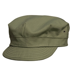 U.S. GI Herring Bone Twill HBT Cap WWII